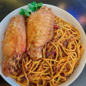 SPAGHETI AND TURKEY
