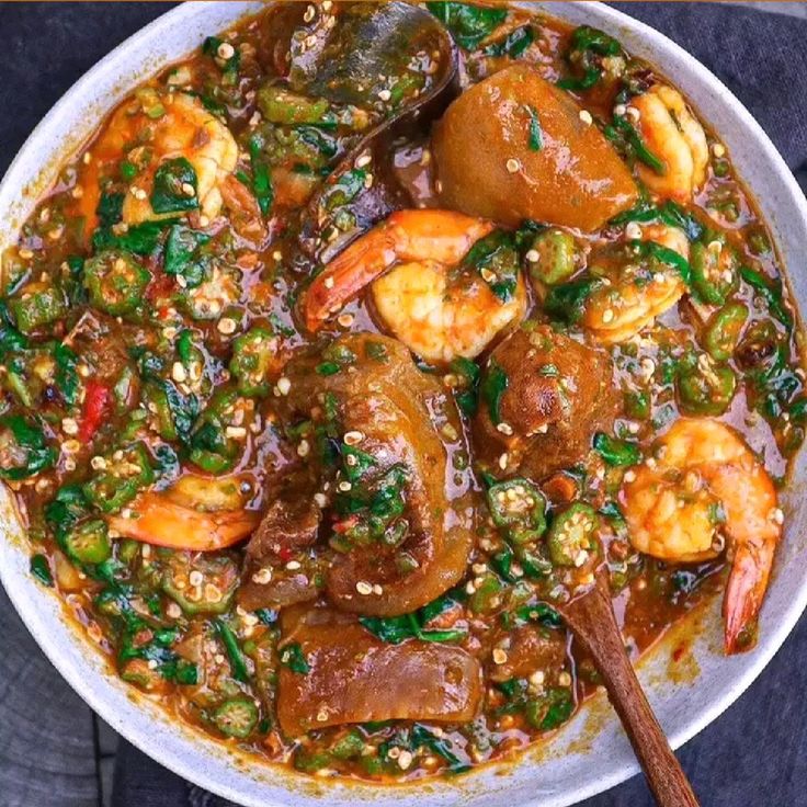 Okro Soup only